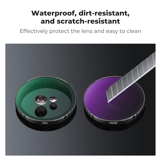 K&F CONCEPT Snap On PL & ND Filter Kit Compatible - Image 5