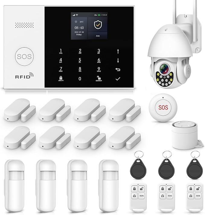 PGST Smart Home Security System, Wireless Home Alarm System by PGST