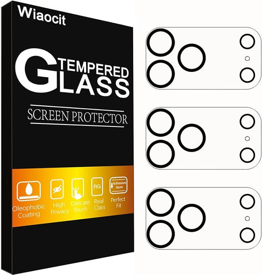 Wiaocit 3 Pack Tempered Glass Camera Lens Protector by Wiaocit