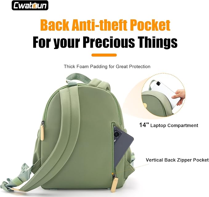Cwatcun Camera Backpack Bag for Women, Stylish DSLR/SLR Camera Bag - Image 6