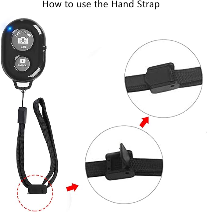 Wireless Remote Shutter for Cellphones and Tablets, AOQIYUE Bluetooth Remote - Image 4