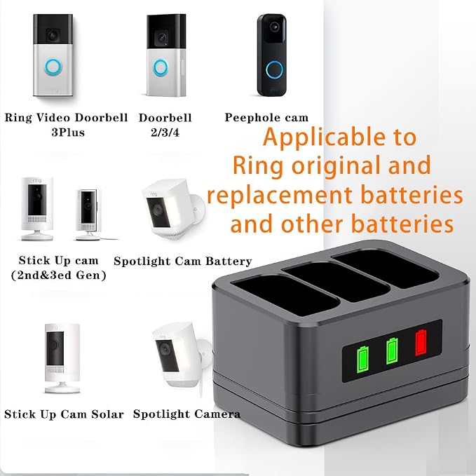 3-Slot Charger/Charging Dock, Suitable - Image 2
