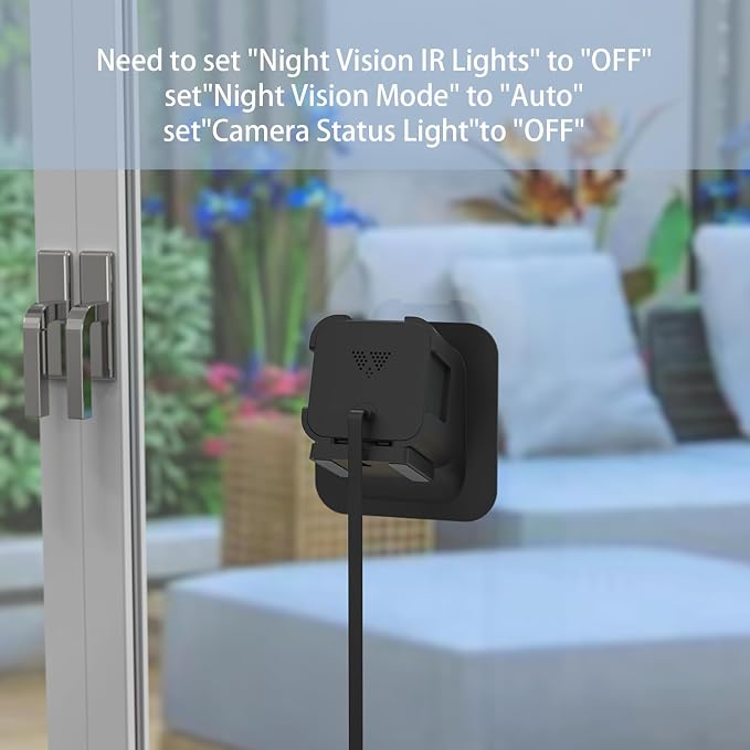 Window Mount for Wyze Cam V4/V3/V3 Pro, 20 Degree Tilt, No Screws, Self-Adhesive - Image 5