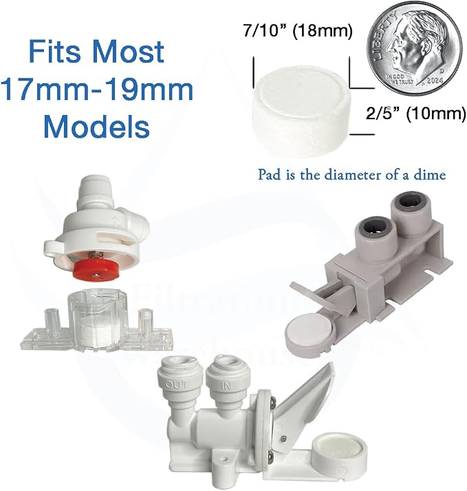 18mm 10, 25 and 50 Pack Leak Stop Valve Replacement Pads, US Company! Support - Image 3