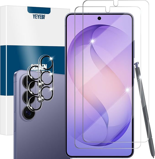 Galaxy S26 Ultra Screen Protector + Camera Lens Protector, Full Coverage by YEYEBF
