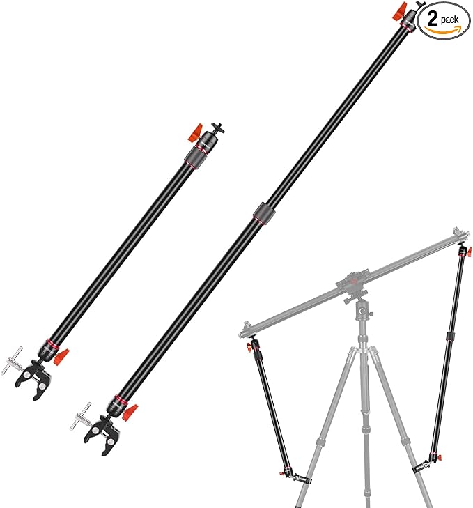 Neewer Camera Slider Support Arm Stabilizer, Extendable Poles by Neewer