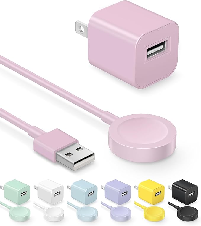Fast Charger for Apple Watch Charger, Magnetic iWatch Charger to USB A Cable by JUCDEKE