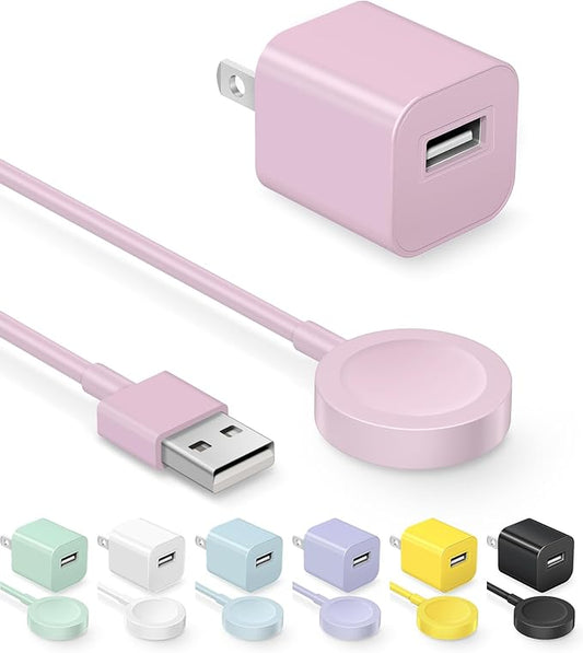 Fast Charger for Apple Watch Charger, Magnetic iWatch Charger to USB A Cable by JUCDEKE
