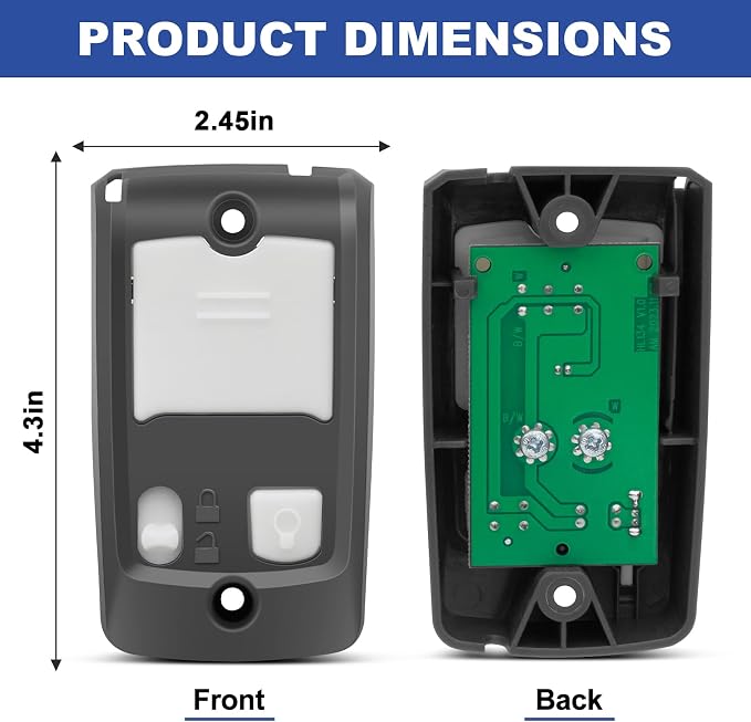 39165R GBWCSL2-BX Wall Garage Door Opener Compatible - Image 2