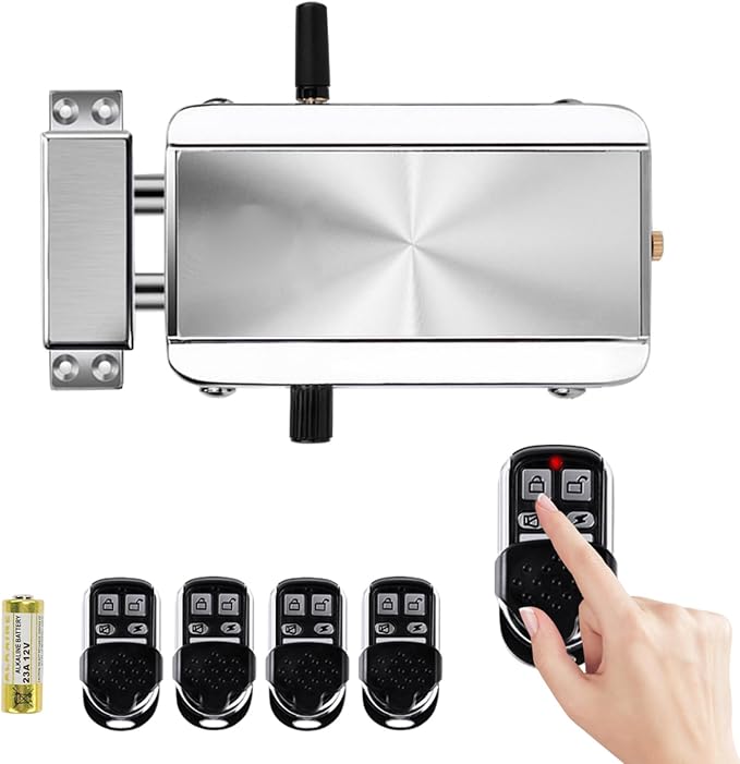 Geevorks Remote Control Electronic Intelligent Door Lock, Smart Wireless by GeevorksTools