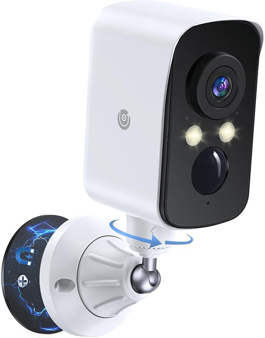 360° View Wireless Outdoor Security Camera, No Subscription Free 7-Day Cloud/SD by Proectwhatmatters
