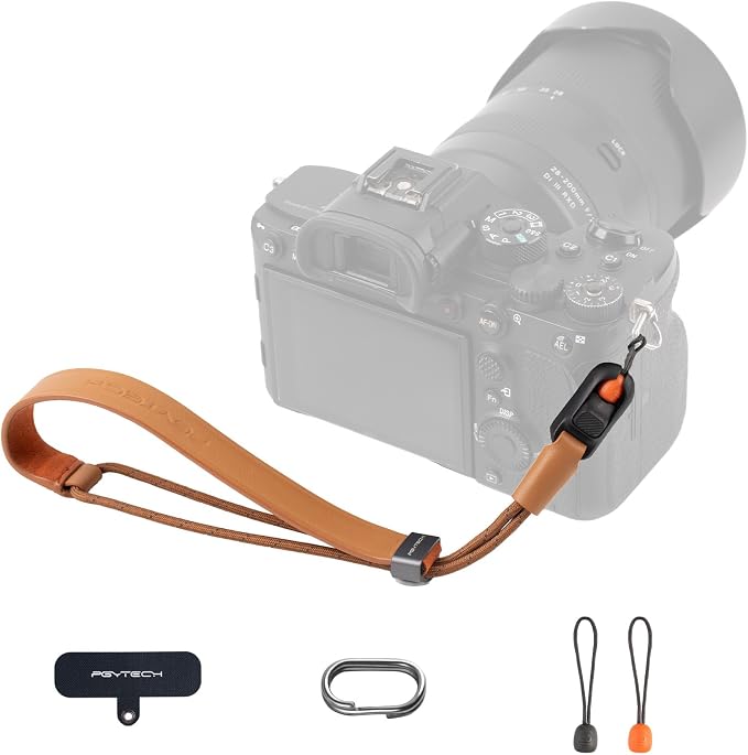 PGYTECH Camera Wrist Strap Slim Vintage Style, Adjustable Quick Release by PGYTECH-US