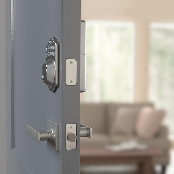 Amazon Basics Traditional Electronic Keypad, Keyless Entry Door Lock Deadbolt - Image 8