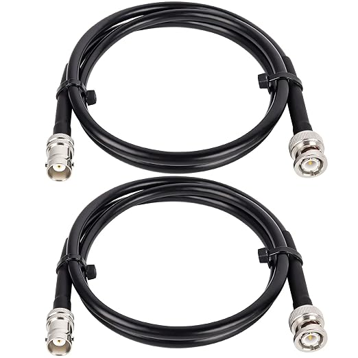 MOOKEERF BNC Male to BNC Female Coaxial Cable 50 ohm RG8X Coax Ultra Low Loss by MOOKEERF