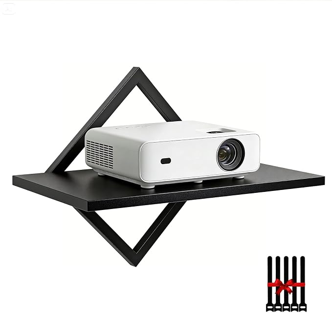 DAWASAPAT Projector Shelf for Wall Mount, 14.97" x 7.87" Floating Shelf & Rack by DAWASAPAT