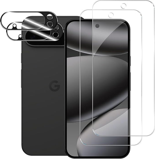 BIGFACE for Pixel 10 Pro Tempered Glass Screen Protector + Camera Lens by Wehaveaprofessionalteam