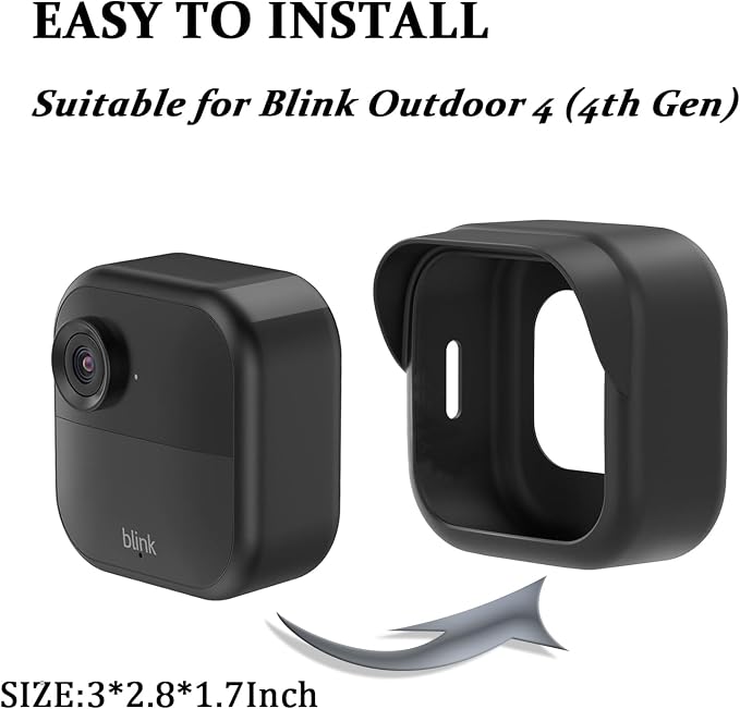 Silicone Case Cover for All-New Blink Outdoor 4，Weatherproof, Anti-Scratch - Image 4
