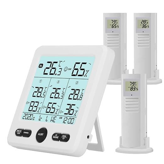 Timloon Indoor Outdoor Digital Thermometer Hygrometer by Timloon