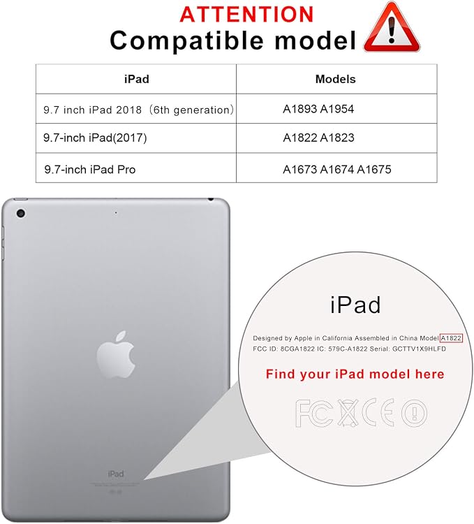 SPARIN 2 Pack Screen Protector for iPad 6th 5th Generation/iPad Air 2 9.7 inch - Image 2