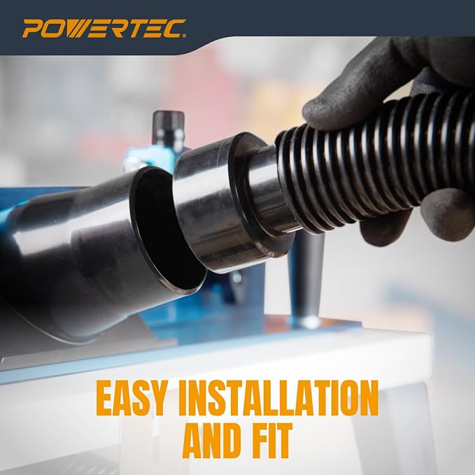 POWERTEC Dust Collector Fittings, Router Table Dust Collection System w/Y - Image 6