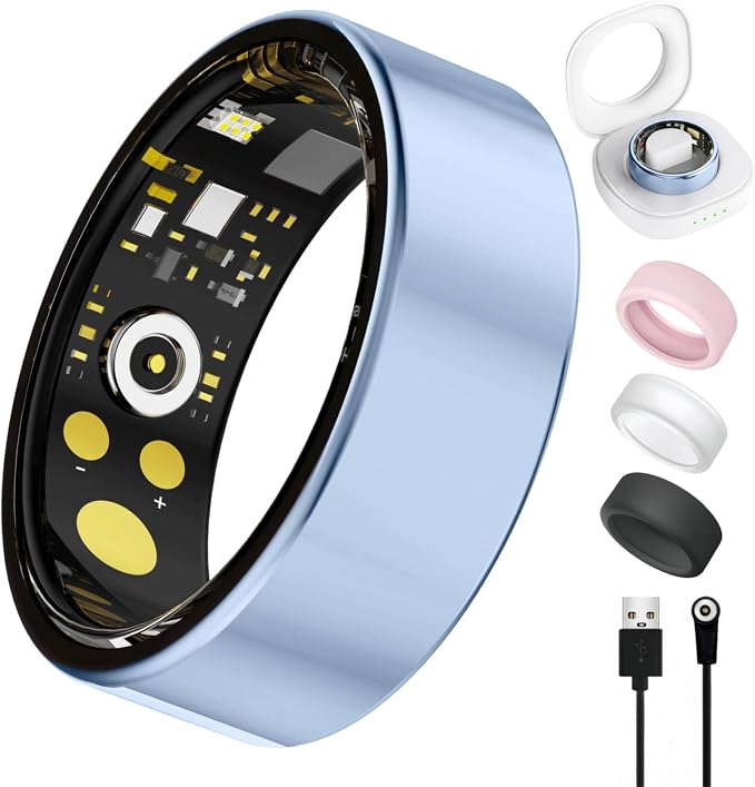 Smart Ring for Women Men, Health Tracker by Oucscru-SmartHealthDevices