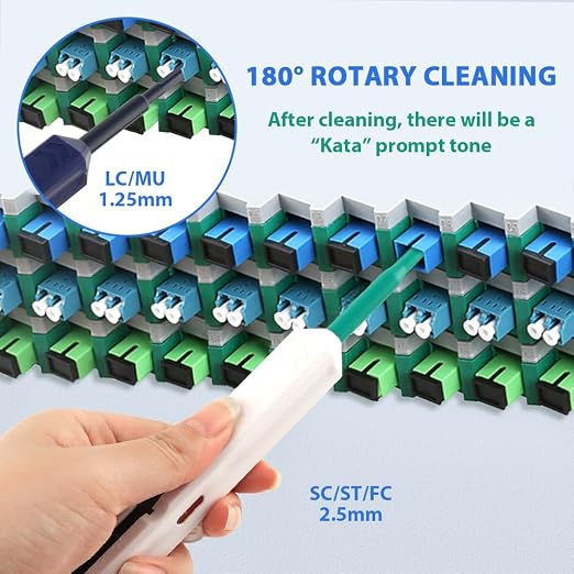 2pcs Fiber Optic Cleaner, Fiber Optic Connectors Cleaning Pen Over 800 Times - Image 8