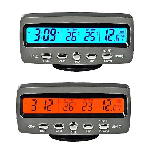 Multi-Functional Car Smart Digital Thermometer, Outside Thermometer Fahrenheit - Image 6