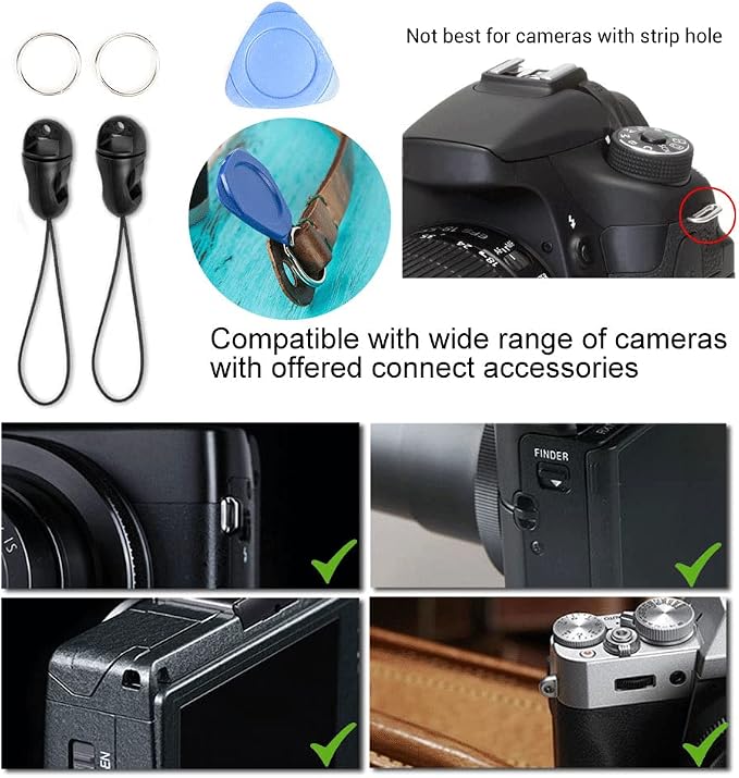 CP005 Leather Camera Neck Shoulder Strap - Image 7
