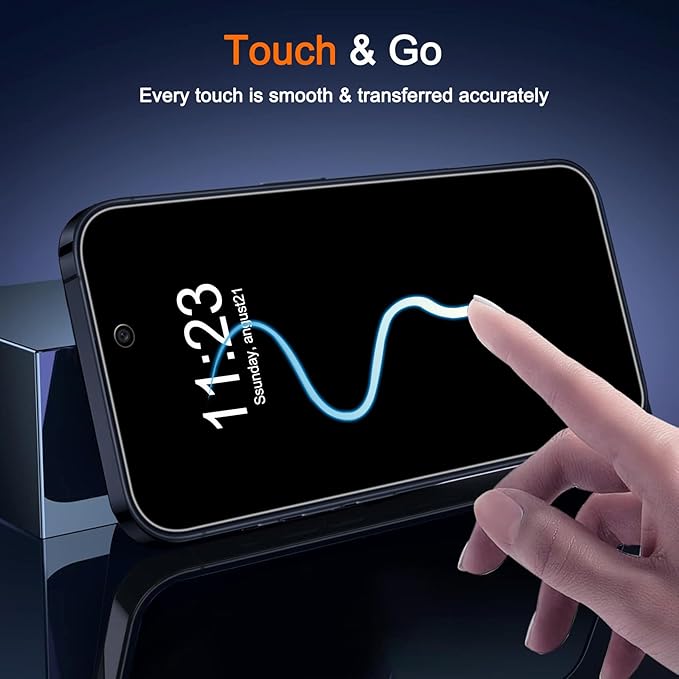 Milomdoi 3 Pack Privacy Screen Protector - Image 6