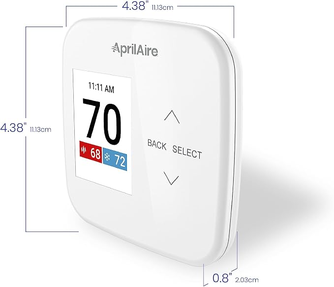 AprilAire S86WMUPR Wi-Fi Programmable Thermostat, 2H/2C Heat/Cool Stages or - Image 14