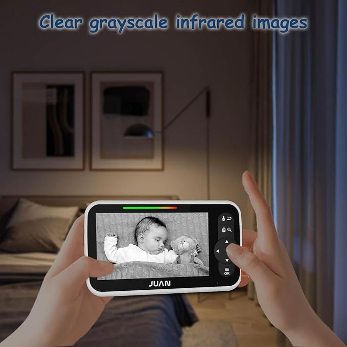 JUAN Baby Monitor with Camera and Audio, No WiFi 100% Private, 3500mAh Long - Image 5