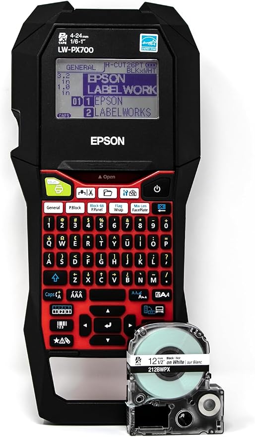 LABELWORKS Epson LW-PX700 Industrial Label Maker Kit by EpsonLABELWORKS