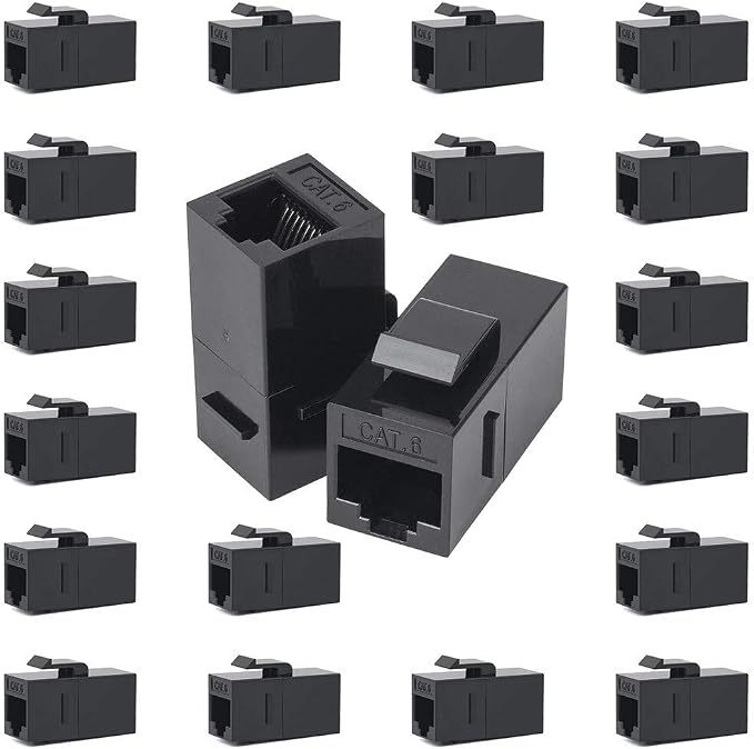 60 Pack Ethernet Couplers RJ45 Cat6 Keystone Coupler Cat5 Cat5e Keystone Jack - Image 6