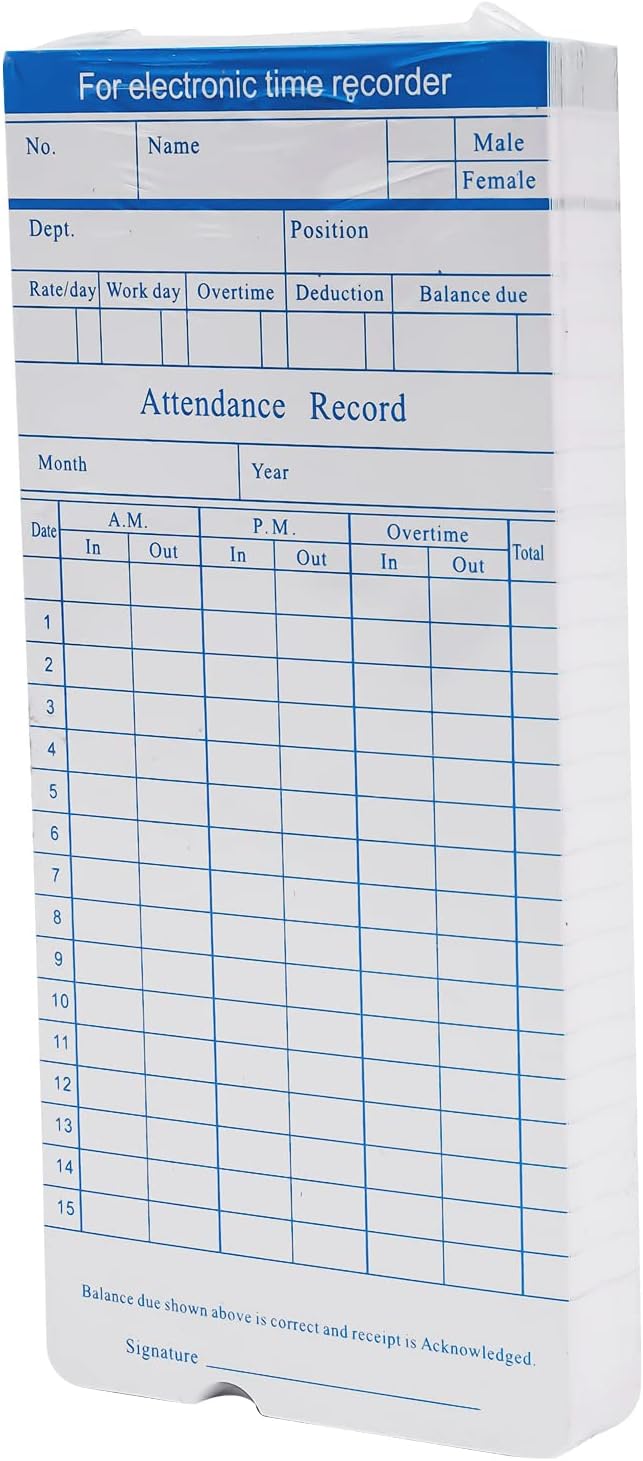 Starter Time Clock Bundle, Electronic Calculating Time Clock Employees in/Out - Image 9