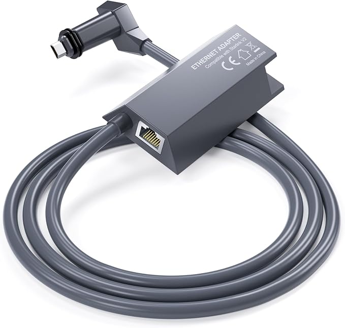 Starlink Ethernet Adapter for Rectangular Satellite Internet V2, Starlink by FONKEN