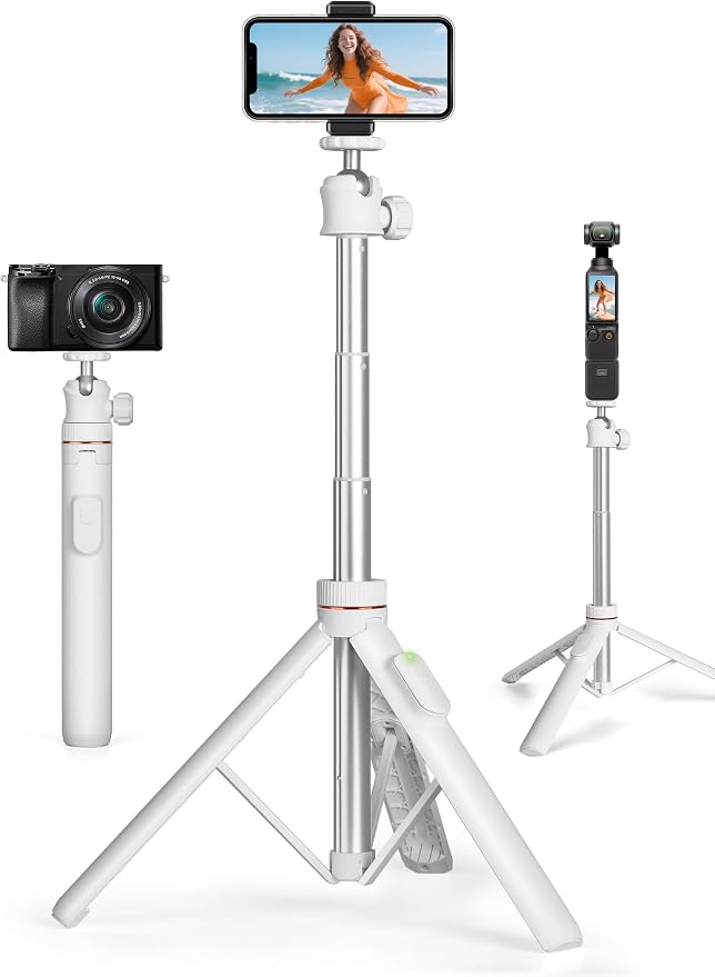 JOILCAN Tripod for iPhone & Camera, Extendable Portable Phone Tripod Stand for by JOILCAN