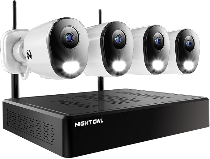 Night Owl 10 Channel Bluetooth Video Home Security Camera System by NightOwl