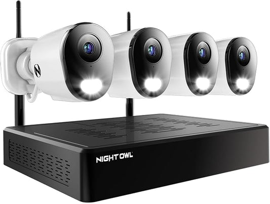 Night Owl 10 Channel Bluetooth Video Home Security Camera System by NightOwl