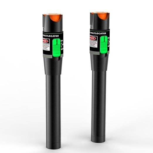 2PCS Visual Fault Locator Fiber Optic Cable Tester Meter Red Light VFL - Image 9