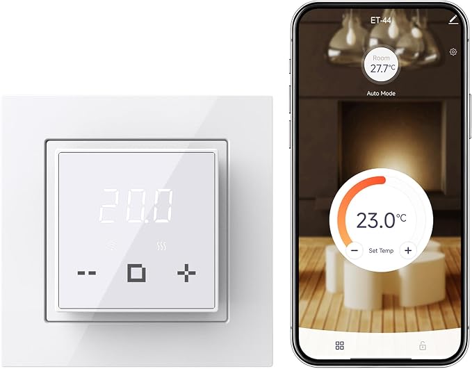 HEATIT Programmable Thermostat, WiFi Smart Thermostat by HEATIT