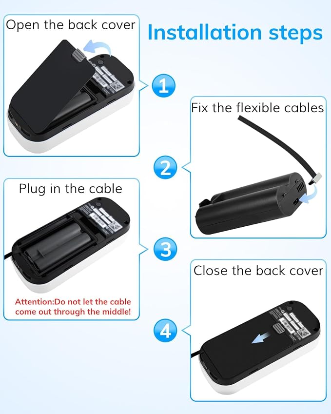 24ft/7.5m Outdoor Power Cable & Adapter - Image 5
