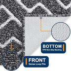 OLANLY Front Door Mat 40x32, Low-Profile Easy Clean Doormat - Image 4