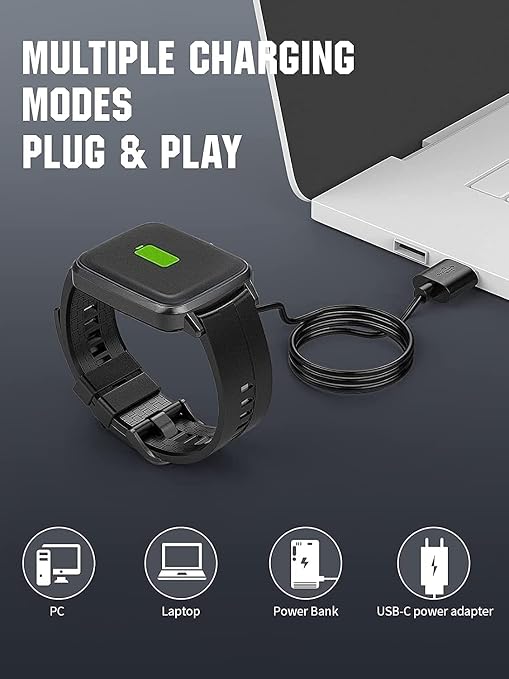 Smart Watch Universal Charger Magnetic, da fit Smartwatch Accessories 2 Pin 4mm - Image 5