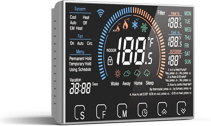 BSEED WiFi Smart Thermostat for Home by BSEED