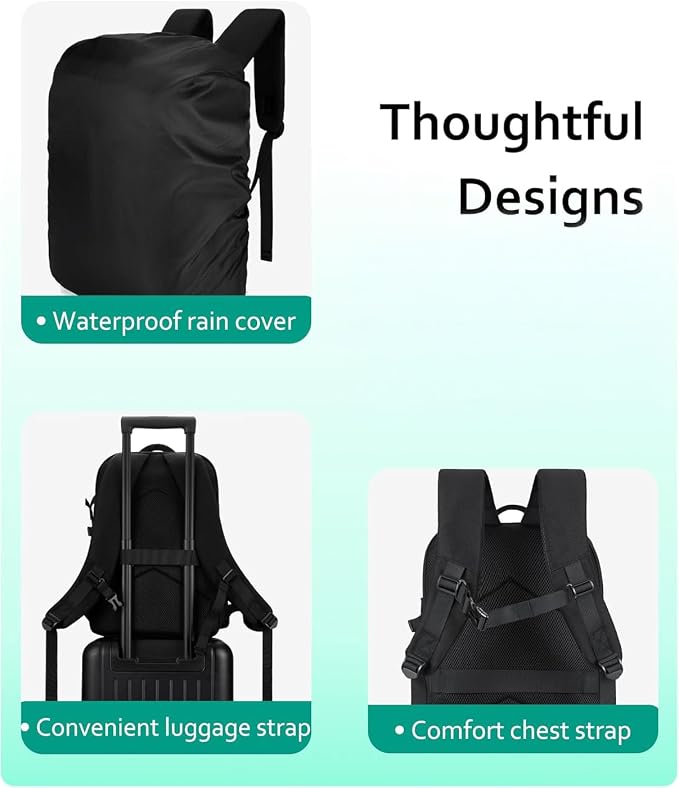 BAGSMART Camera Backpack, DSLR SLR Camera Bag Backpack Fits 15.6 Inch Laptop - Image 5