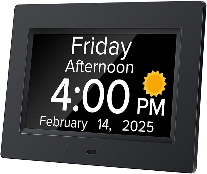 Digital Alarm Clock with Date and Day of Week by MITOART