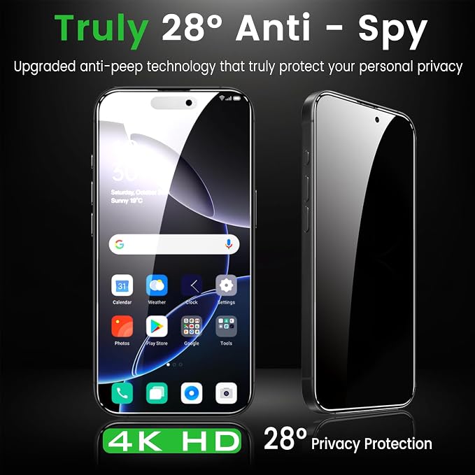 Romkasi 4 Pack Privacy Screen Protector - Image 3