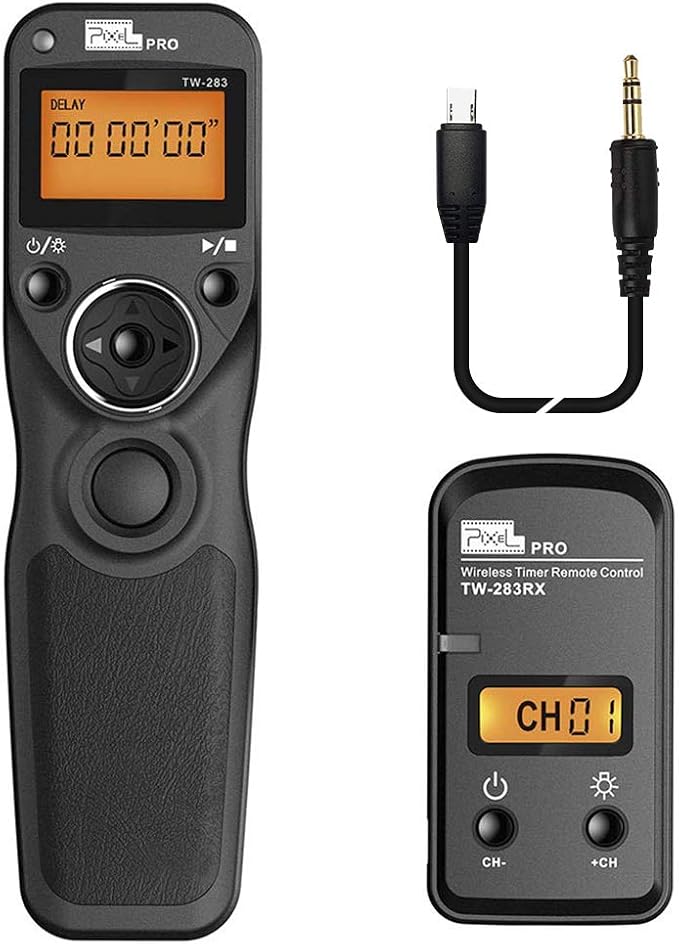 Wireless Remote Commander Shutter Release Cable Timer Pixel TW-283 S2 Wired by Pixel