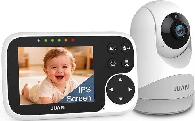 JUAN Baby Monitor with Camera and Audio, No WiFi 100% Private, 1000ft Range by JUANVideoBabyMonitor