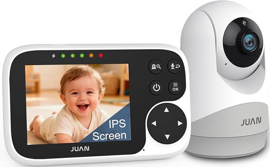 JUAN Baby Monitor with Camera and Audio, No WiFi 100% Private, 1000ft Range by JUANVideoBabyMonitor